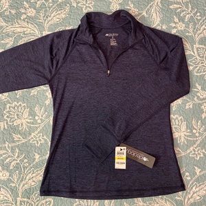 NWT Ideology Quarter Zip Navy Blue
